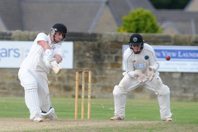 David Hester, who scored 99 and was then caught behind by wicketkeeper Nicky Bulcock off the bowling of Joe Hall. Otley won and stay clear at the top of Division 1. PIC: Steve Riding
