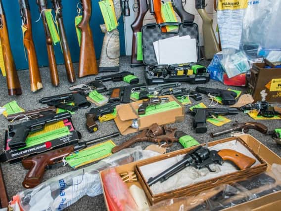 90 firearms were handed in during West Yorkshire Police's firearms surrender (Photo: WYP)