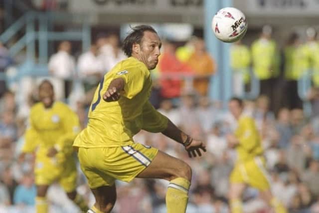 Mark Hateley in Leeds colours during a brief loan spell (Pic: Getty)