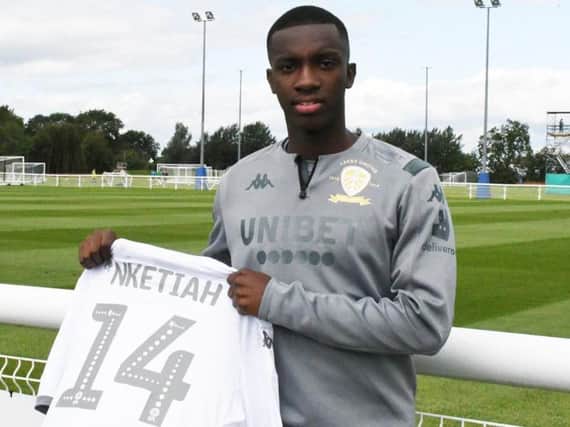 Leeds United loanee Eddie Nketiah.
