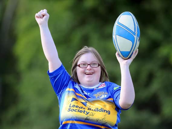 Amy Williamson will be guest of honour at tonight's Leeds Rhinos game. Picture: Tony Johnson.