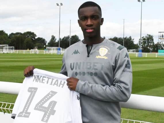 Leeds United loanee Eddie Nketiah.