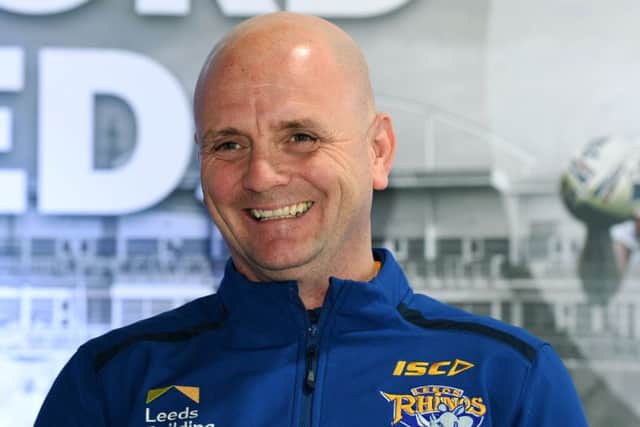 Leeds Rhinos interim head coach Richard Agar.