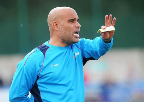 Guiseley joint manager Marcus Bignot.