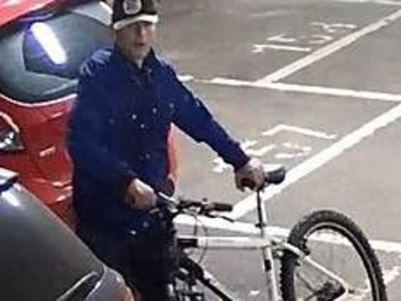 British Transport Police issued this CCTV image of a man they would like to identify.