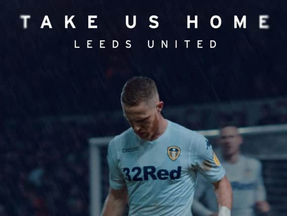 A still image of Leeds United midfielder Adam Forshaw from Take Us Home, the new six-part Amazon Prime documentary.