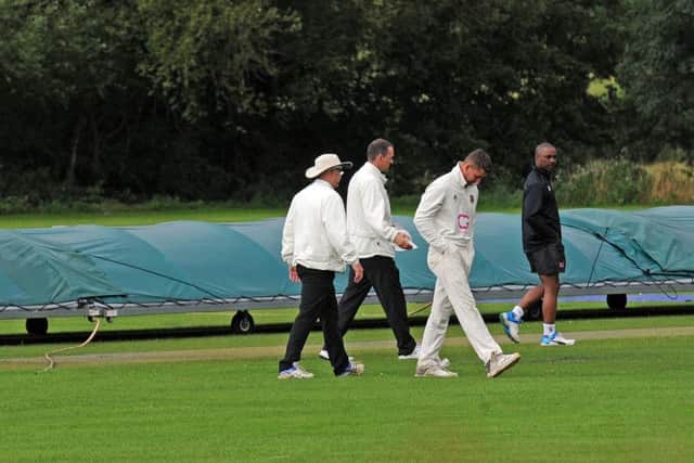 Rain stops play at Bardsey. PIC: Steve Riding