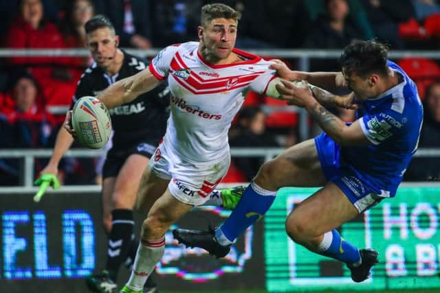 St Helens' Tommy Makinson.