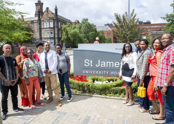 New jobs: Some of the latest intake from the scheme who have been offered roles at St Jamess.