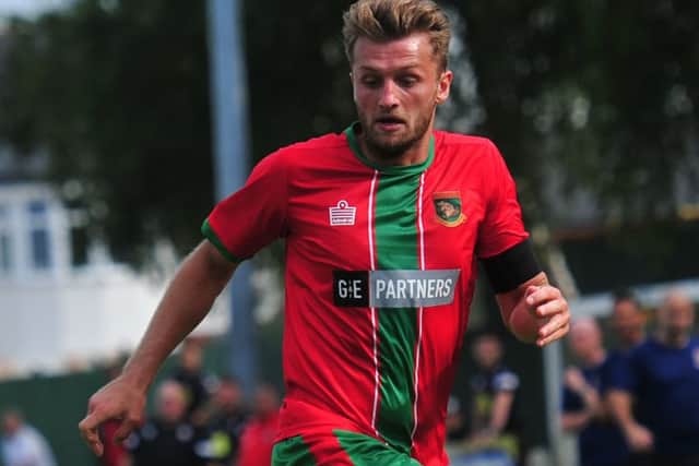 Harrogate Railway's leading goalscorer, Joe Jagger
. Picture: Gerard Binks.