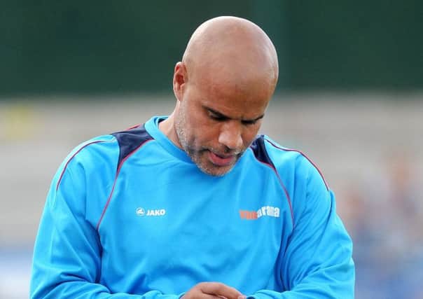 Anything is possible this time around says Guiseley joint-manager, Marcus Bignot. Picture: Steve Riding.