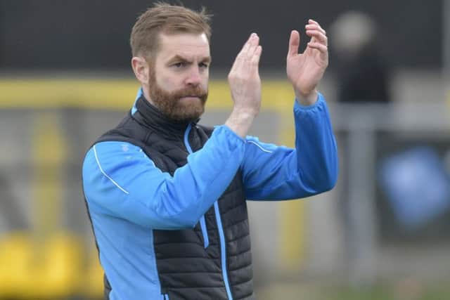 Harrogate Town manager, Simon Weaver, is encouraging his side to improve their finishing. Picture: Steve Riding.