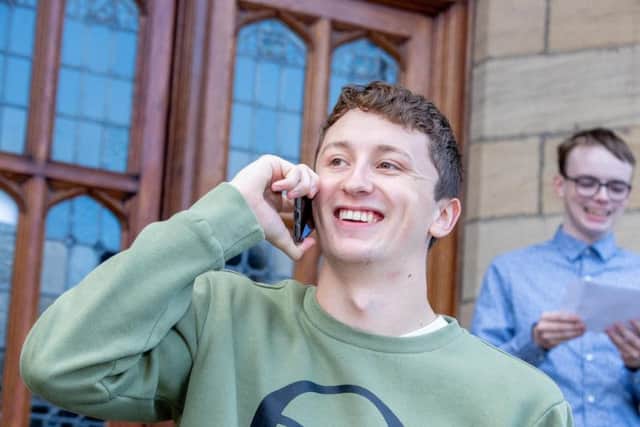 Jonny Milner giving the good news.