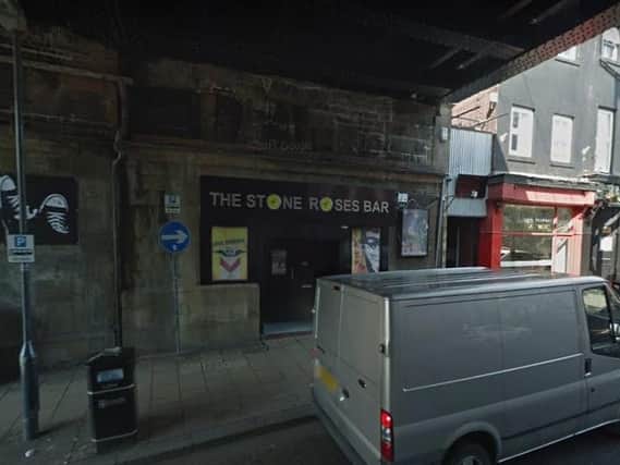 The attack happened outside the Stone Roses Bar on  Lower Briggate, Leeds.
Image: Google