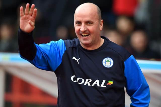 FAREWELL TO LEEDS? Wigan Athletic boss Paul Cook thinks the Whites are finally going up this term. Photo by Tony Marshall/Getty Images.