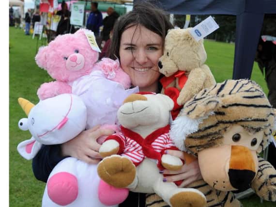 Cassandra Kilbride from the RSPCA running the tombola at Bramley Carnival. Picture Tony Johnson.