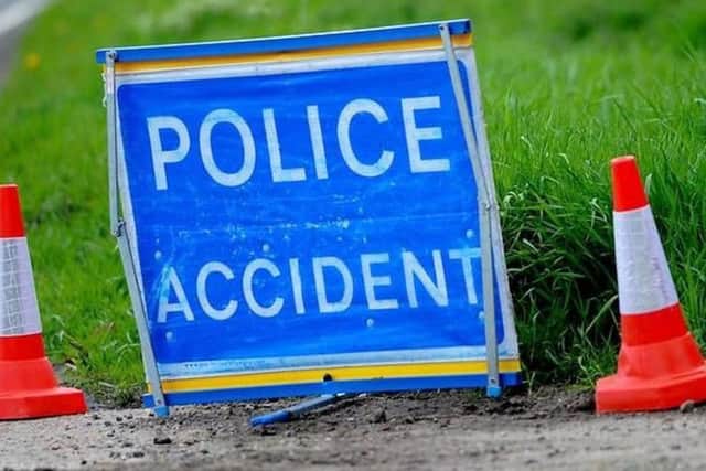A woman died in Sunday's accident