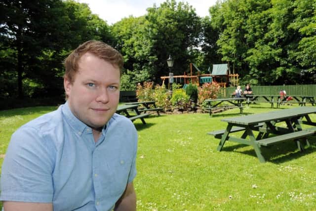 Scott Westlake, from the Myrtle Tavern in Meanwood.