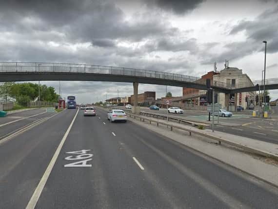 Thomas Chalders drove the wrong way on the A64 York Road in Leeds.
Image: Google.