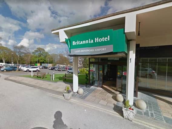Two masked men robbed a Leeds hotel with an axe during wedding celebrations. Photo: Google.