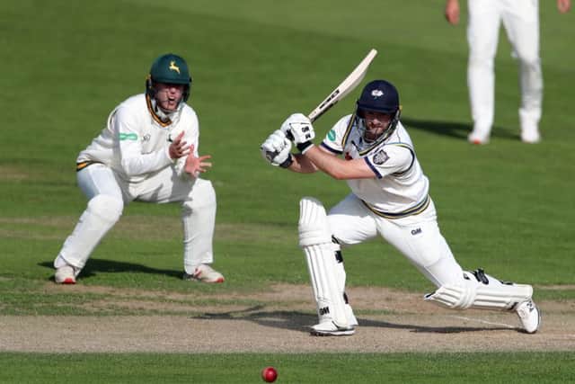 Adam Lyth and Gary Ballance combined for 108 to give Yorkshire a substantial lead at Scarborough.  Picture: Richard Sellers/SWpix.com