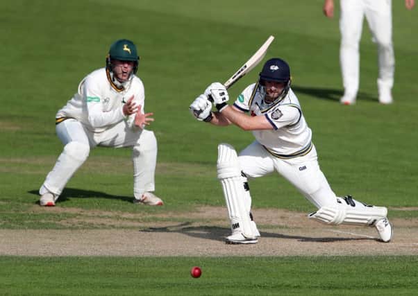 Adam Lyth and Gary Ballance combined for 108 to give Yorkshire a substantial lead at Scarborough.  Picture: Richard Sellers/SWpix.com