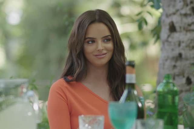 From ITV StudiosLove Island: Maura Higgins pictured on a date with Curtis Pritchard.