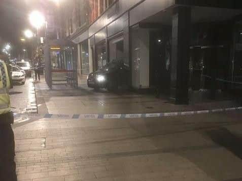 In the third of a series of ram raids in less than a year, a black Nissan Qashqai reversed into the designer clothing store before thieves stolen thousands of pounds' worth of stock