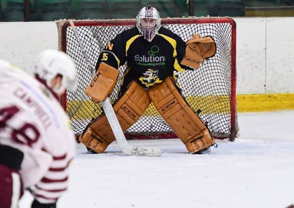 COUNT ME IN: Goaltender Miles Finney isx excited about the challenge facing him at Leeds Chiefs. Picture courtesy of Colin Lawson.