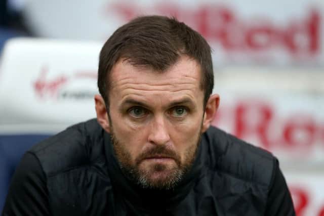 Stoke City boss Nathan Jones. Photo by Lewis Storey/Getty Images.