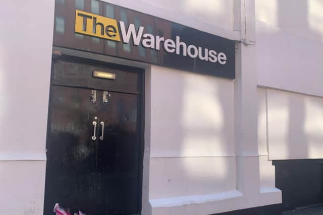 Tributes left at The Warehouse after an 18-year-old woman named Courtney passed away following an incident in the early hours of Monday morning