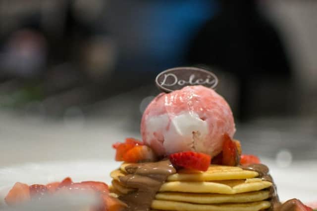 Pancakes on offer at Haute Dolci