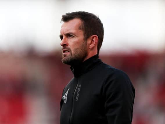 Stoke boss Nathan Jones highlighted Leeds United's humility(Pic: Getty)