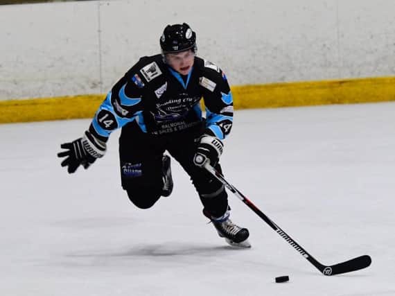 POTENTIAL: Defenceman Lewis Baldwin is back in Yorkshire with Leeds Chiefs. Picture courtesy of Colin Lawson.