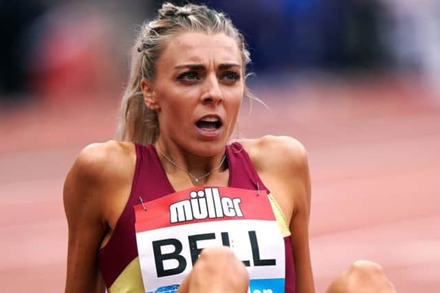 Great Britain's Alex Bell after the Women's 800m during day two of the IAAF London Diamond League meet at the London Stadium last month. PIC: John Walton/PA Wire