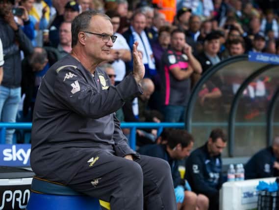 Marcelo Bielsa had no criticism for his players after the 1-0 defeat (Pic: Bruce Rollinson)