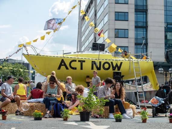 Extinction Rebellion in Leeds.