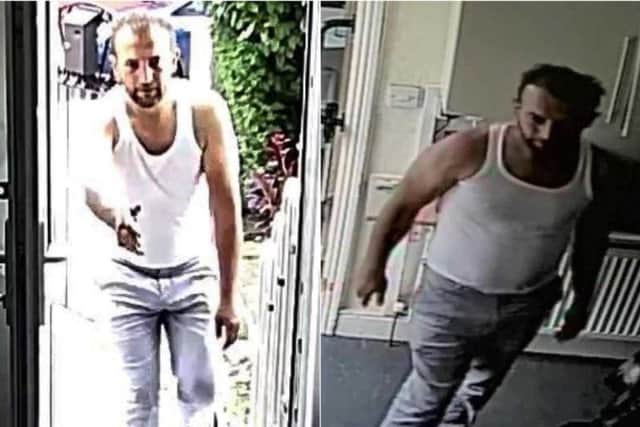 West Yorkshire Police are still trying to identify the man in these CCTV images in connection with the July incident.