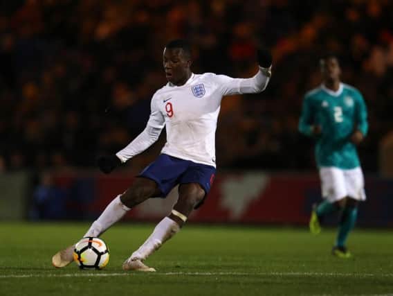 Eddie Nketiah will be in action for England's under-21s.