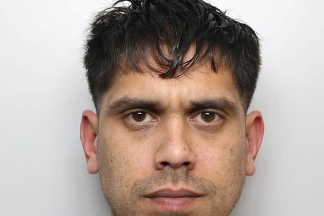 Damian Uddin rammed a police car five times as he tried to get away after failed burglary at derelict carpet warehouse