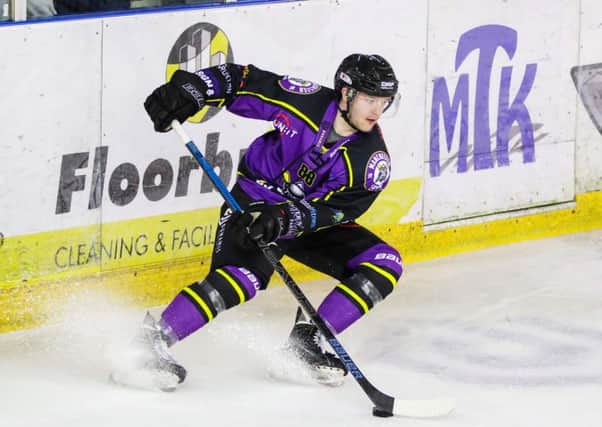 NEW FACE: Forward Adam Barnes has joined Leeds Chiefs on a two-way from Elite League outfit, Manchester Storm. Picture courtesy of Leeds Chiefs/All Sports Photography.
