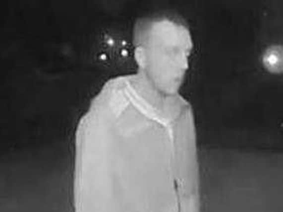 Police want to speak to this man after an attempted burglary in Horsforth.