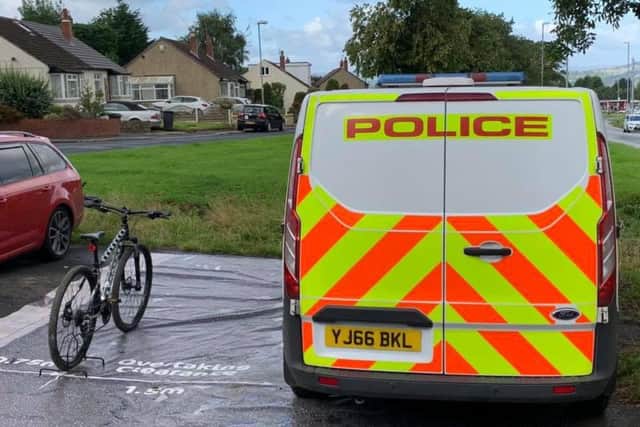 Motorists were offered an educational course if they overtook the police cyclists too closely.