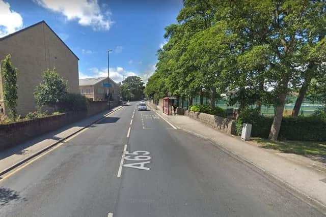 Police are hunting a driver who killed a dog and then left the scene in Guiseley