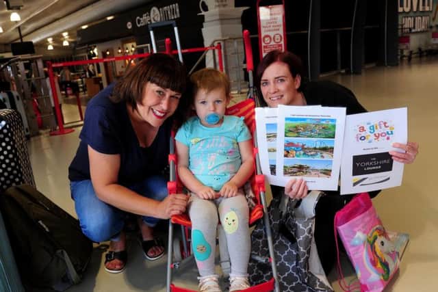 Farsley Travel spring surprise on family Connie Annakin, aged 3, who suffers from Batten Disease