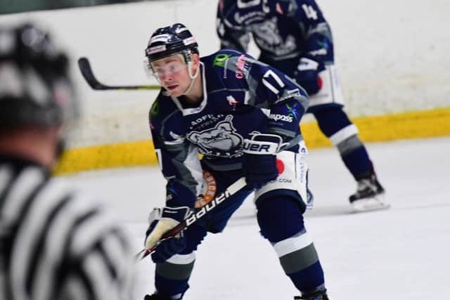 NEW ARRIVAL: Forward Andrew Hirst, seen in action for Sheffield Steeldogs last season. Picture courtesy of Colin Lawson.