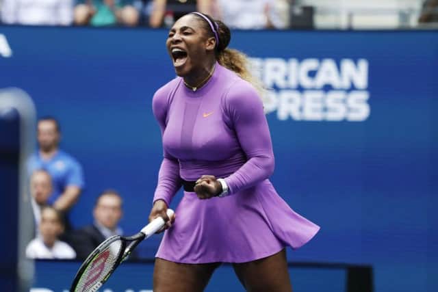 NOT TO BE: Serena Williams reacts after scoring a point against Bianca AndreescuAP/Adam Hunger