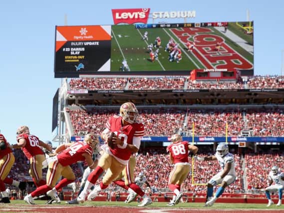 The Levi's Stadium, home of the 49ers, whose investment entity has a 10 per cent stake in Leeds United (Pic: Getty)