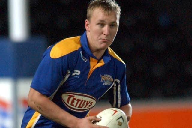 Carl Ablett in his early days at Leeds Rhinos in 2004. Picture: Steve Riding.