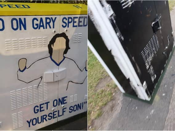 The group claimed to have covered up a Gary Speed tribute piece.